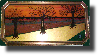 Der goldene Weg (45 x 150 cm Glas hintermalt)